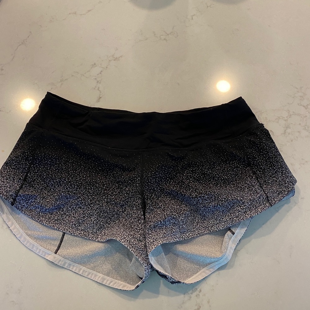 speckled lululemon shorts. NOT SOLD ANYMORE